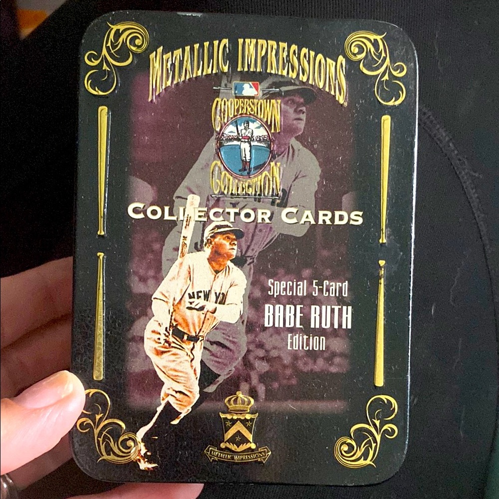Metallic Impressions Babe Ruth Collector Cards